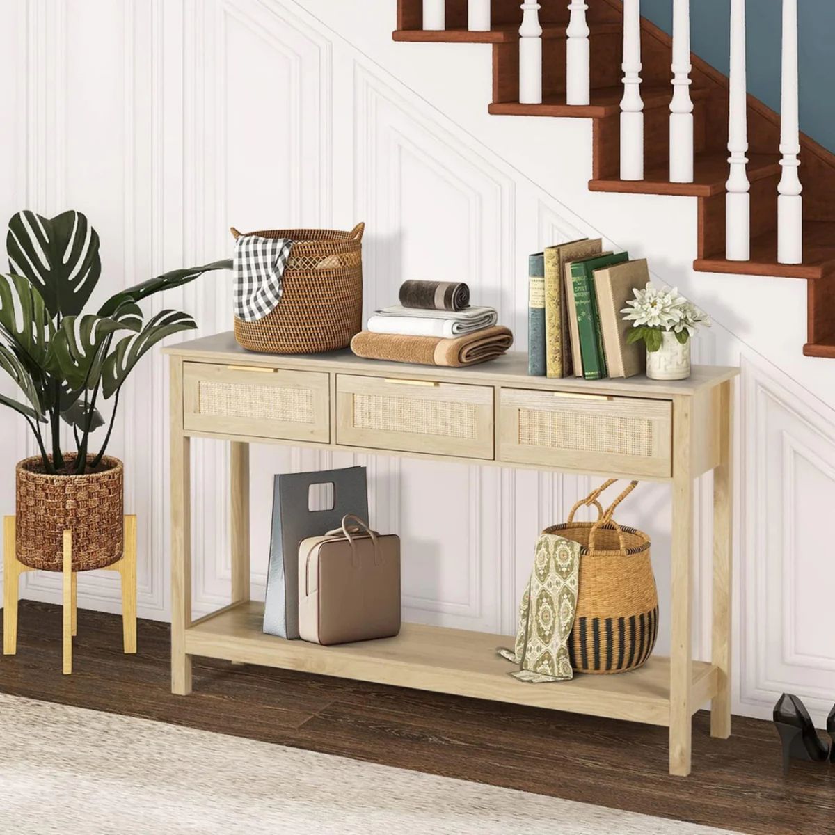 Mueble Recibidor Arrimo Lazzo - Mueble de Entrada con Cajones, marca PANDALINO - Foto 2