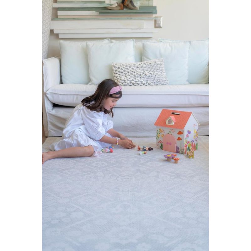 KALEIDO - Alfombra Playmat Reversible Antigolpe Amapolas 210x140cm