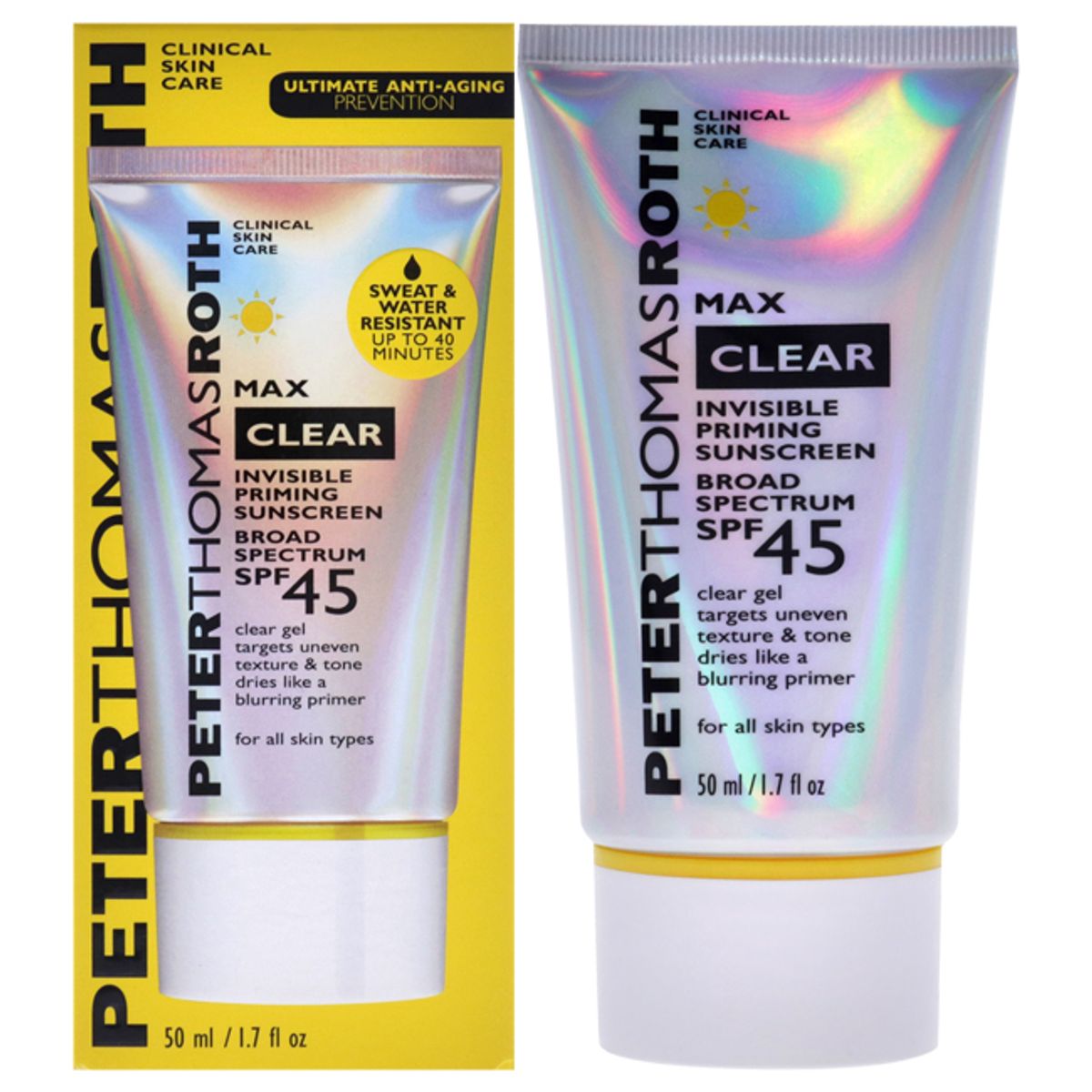 PETER THOMAS ROTH - Protector Solar Invisible Clear Invisible SPF45 50ml Peter Thomas Roth