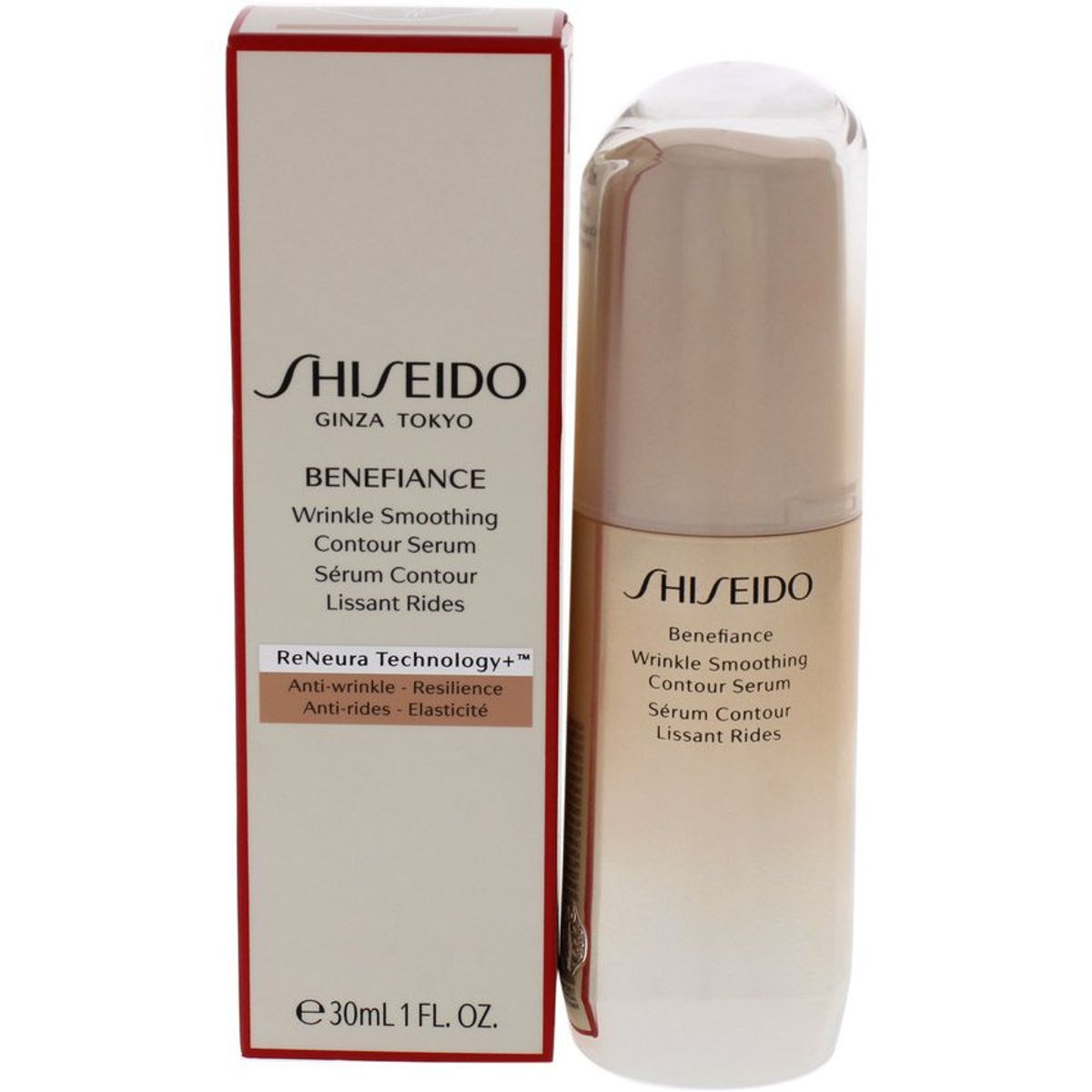 SHISEIDO - Suero de contorno suavizante de arrugas Benefiance-Shiseido-30ml.