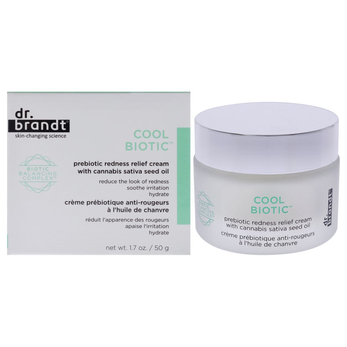 DR BRANDT - Crema Hidratante Alivio Enrojecimiento Prebiótico Biotic Cool 50 Ml Dr Brandt