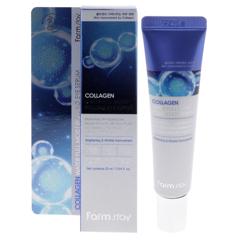 FARMSTAY - Suero Ojos Rolling Collagen Water Full Moist 30ml FARMSTAY.-