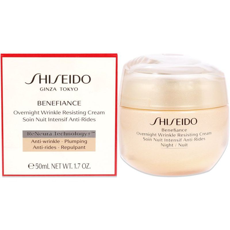 SHISEIDO - Crema antiarrugas de noche Benefiance-Shiseido-50ml.