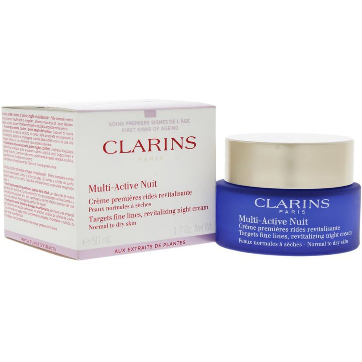 CLARINS - Crema de Noche multi-activa 50ml Clarins