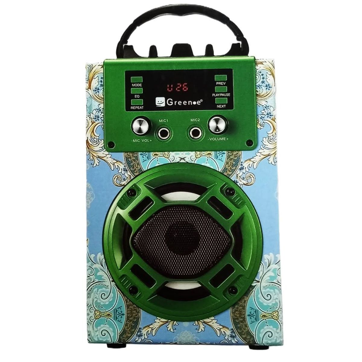 GENERICO - Parlante Portatil Bluetooth mini karaoke Greene