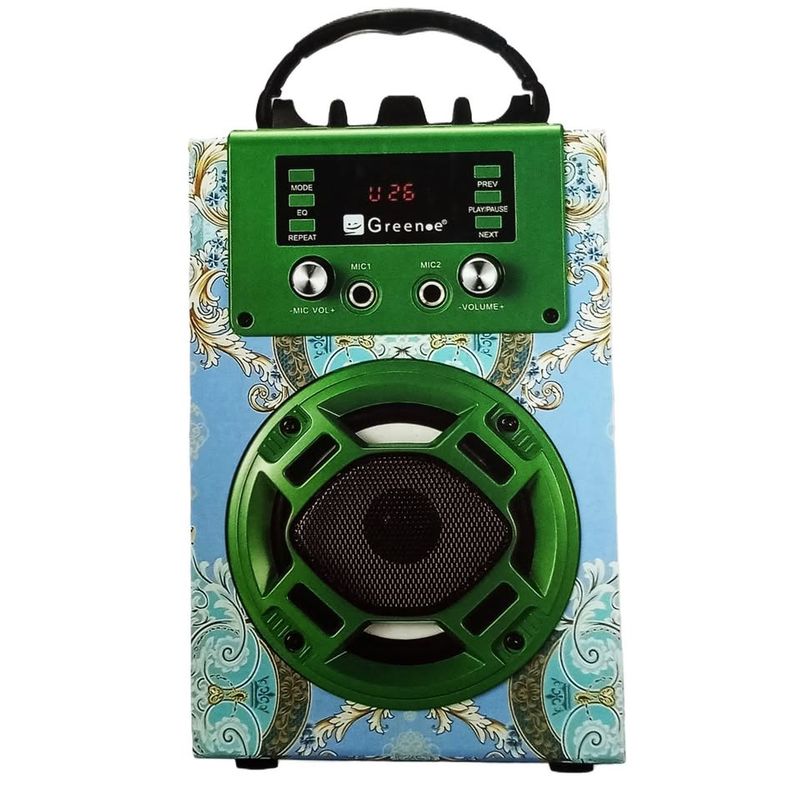 GENERICO - Parlante Portatil Bluetooth mini karaoke Greene