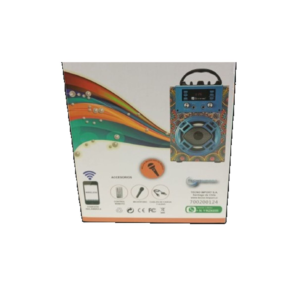 GENERICO - Parlante Portatil Bluetooth mini karaoke Greene