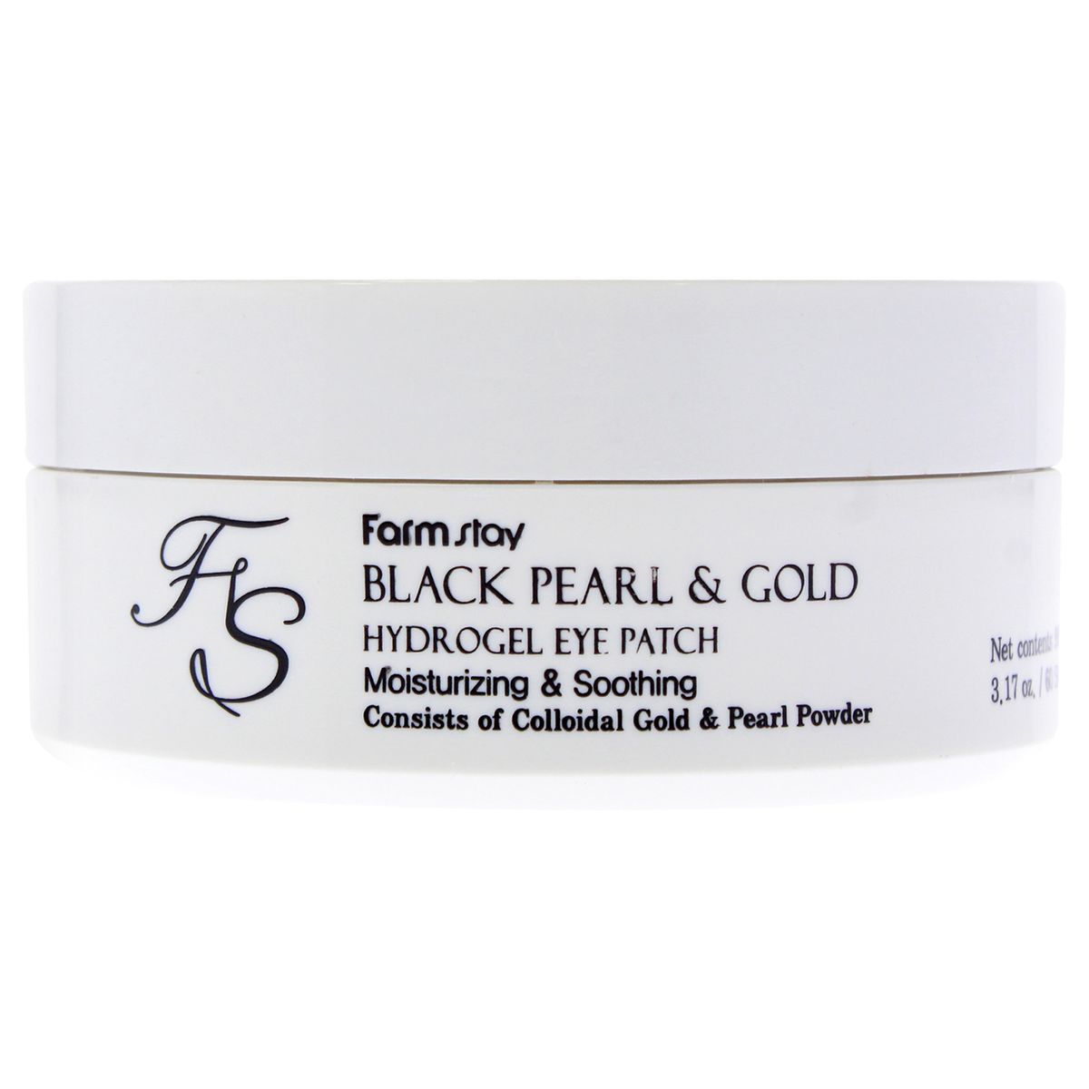 FARMSTAY - 60 Parches para ojos hidrogel Black Pearl and Gold FARMSTAY.-
