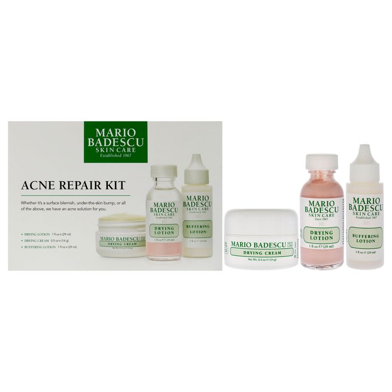 MARIO BADESCU - Kit de reparación de acné 3Pc Mario Badescu.-