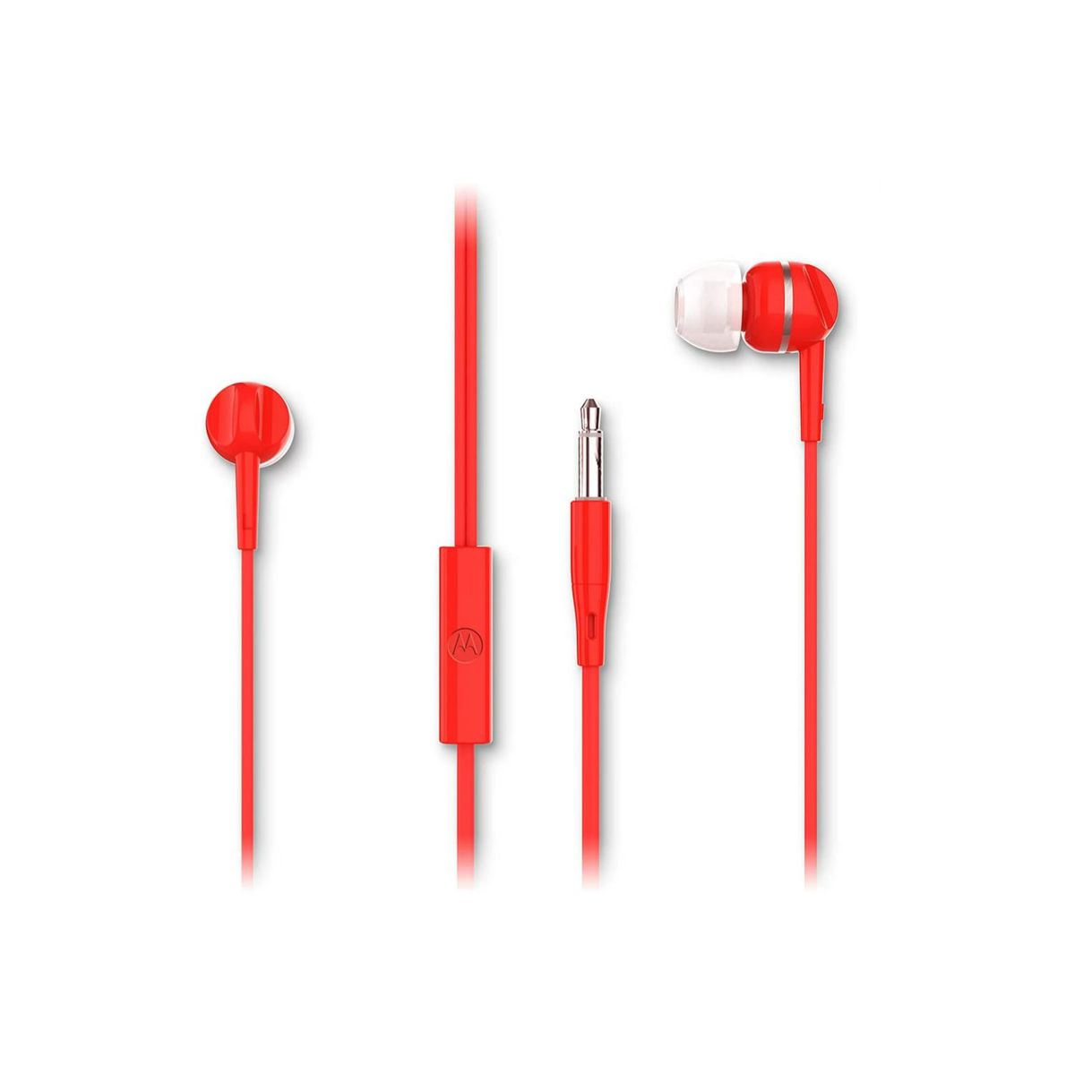 MOTOROLA - Audifonos Manos Libres Jack 3.5 Rojo EarBuds 105 Motorola