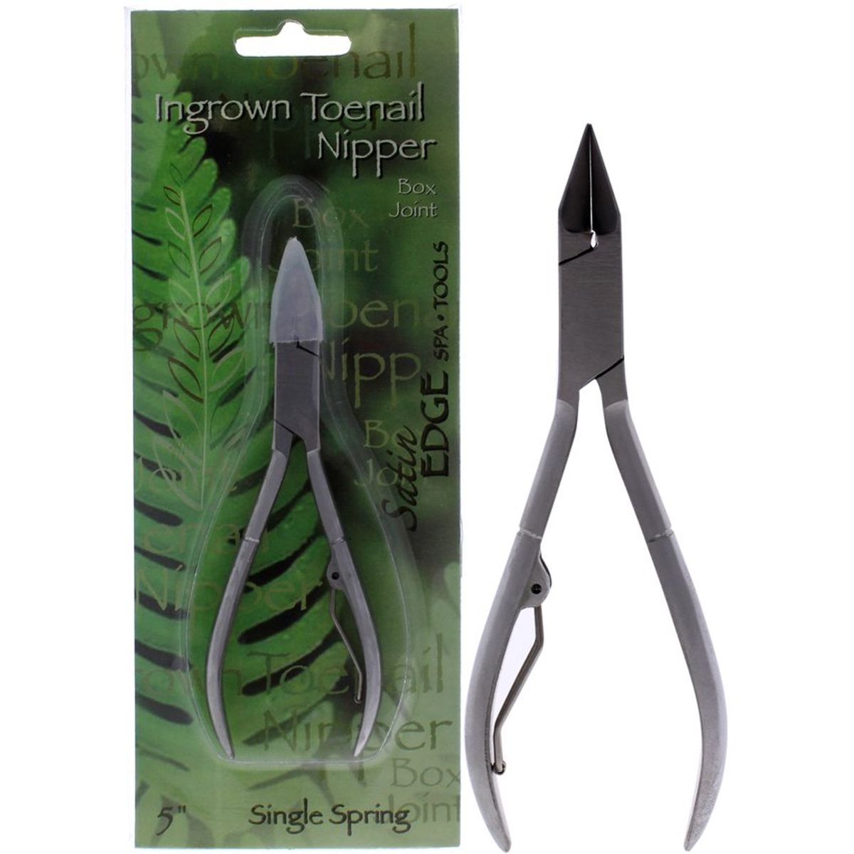 SATIN EDGE - Alicate Corta Cutículas Para Uñas Encarnadas Resorte Simple Satin Edge