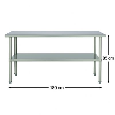 Imagen 2 del producto Meson Central 180x60x80 cm Acero Inox