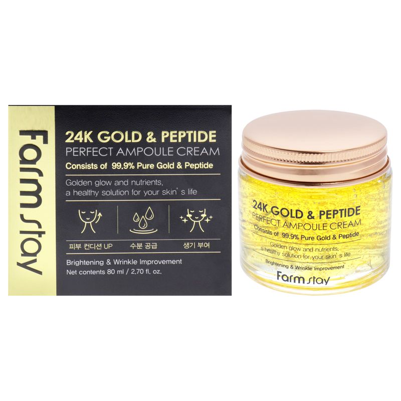 FARMSTAY - Crema ampoule Perfect 24K Gold and Peptide 80ml FARMSTAY