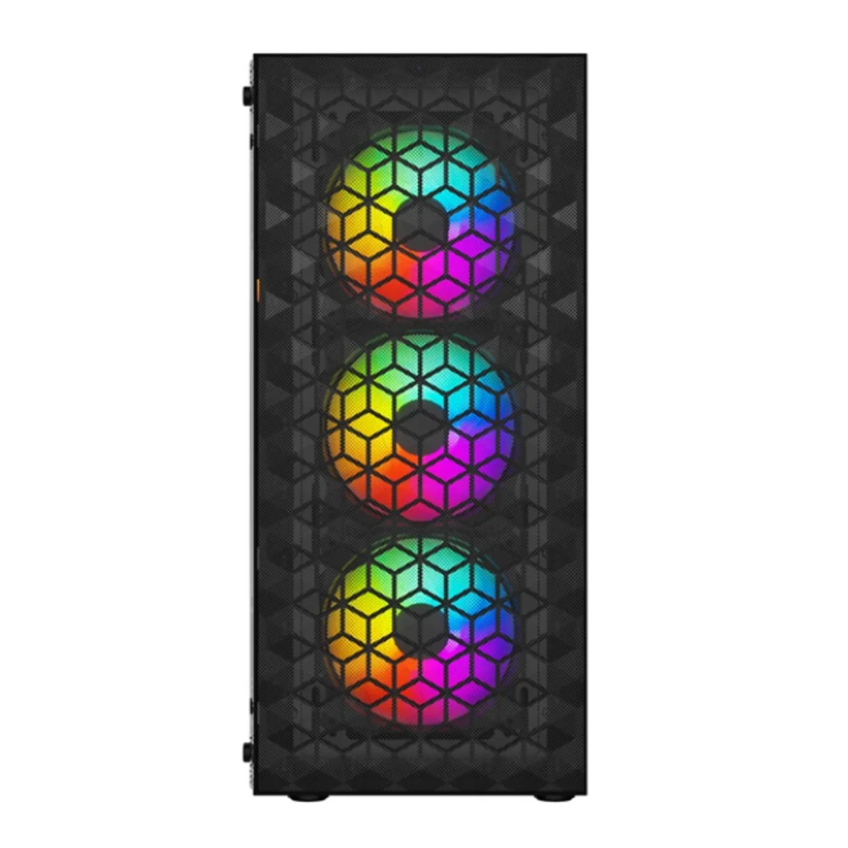 FANTECH - Gabinete - Fantech AERO CG83 Black Edition - ATX - Negro
