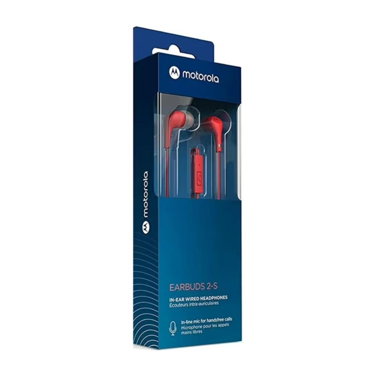 MOTOROLA - Audifono Manos Libres Jack 3.5 Rojo Earbuds 2 Motorola