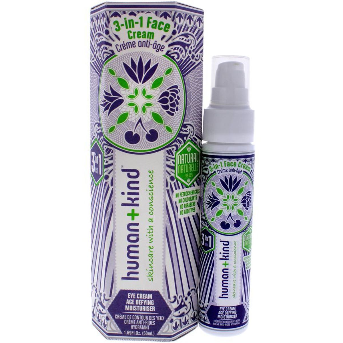 HUMAN KIND - Human+kind crema facial, 50 ml..-