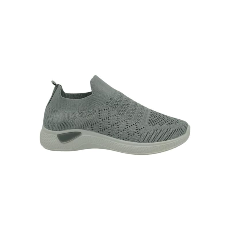 HERIEL - Zapatilla Gris Textil Mujer