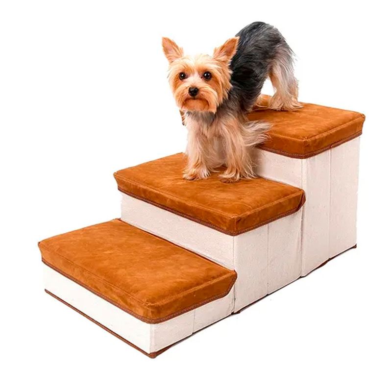 OFERTABKN - Escalera Plegable Para Mascotas Pequeñas De 3 Pisos