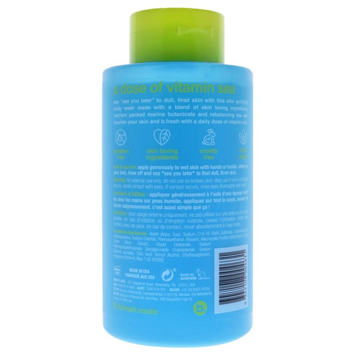 B TAN - Gel de Baño Purificante Vitamin Sea - B.Tan - 473 ml.