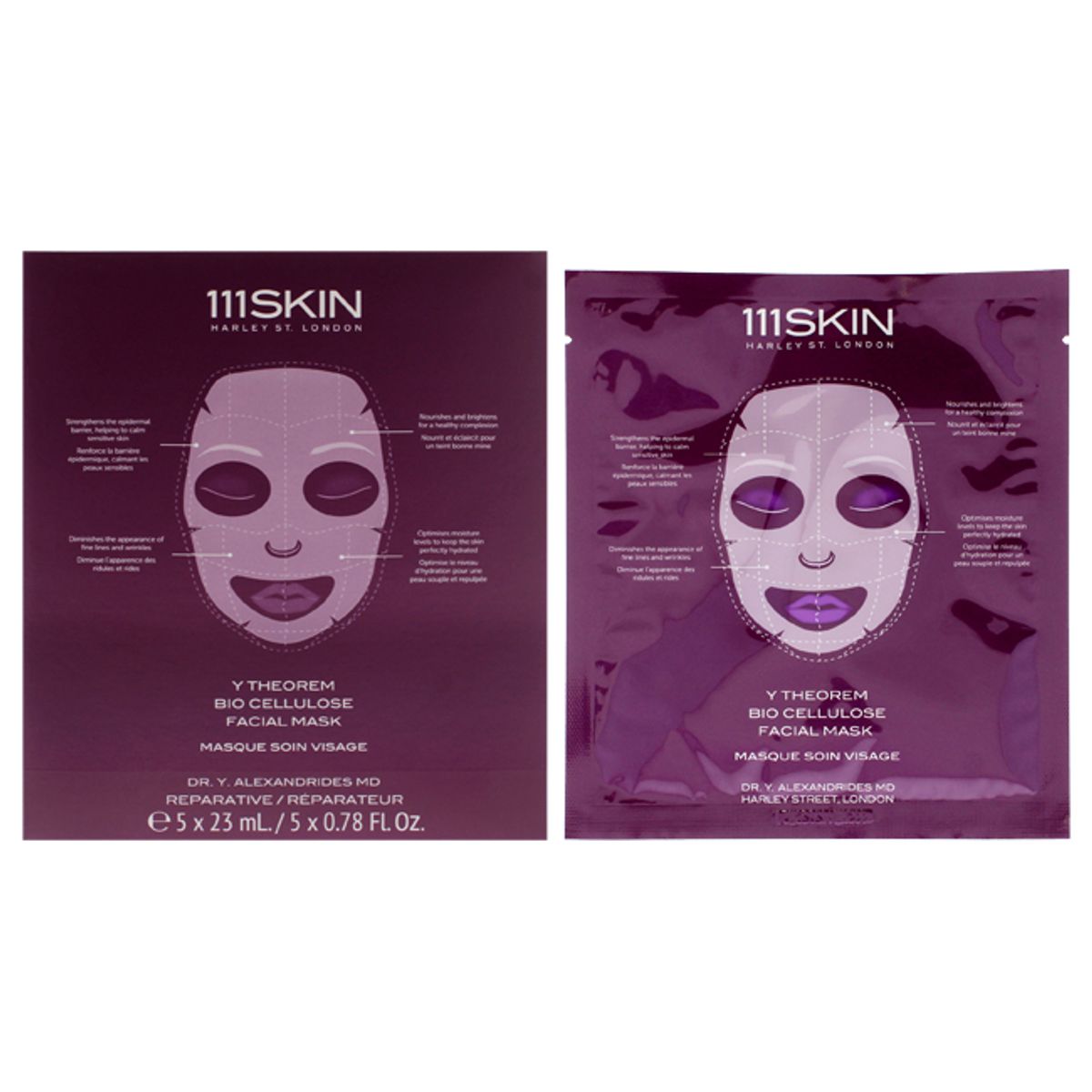 111SKIN - Máscara Facial Bio Celulosa Y Theorem 5Pc 111Skin.-