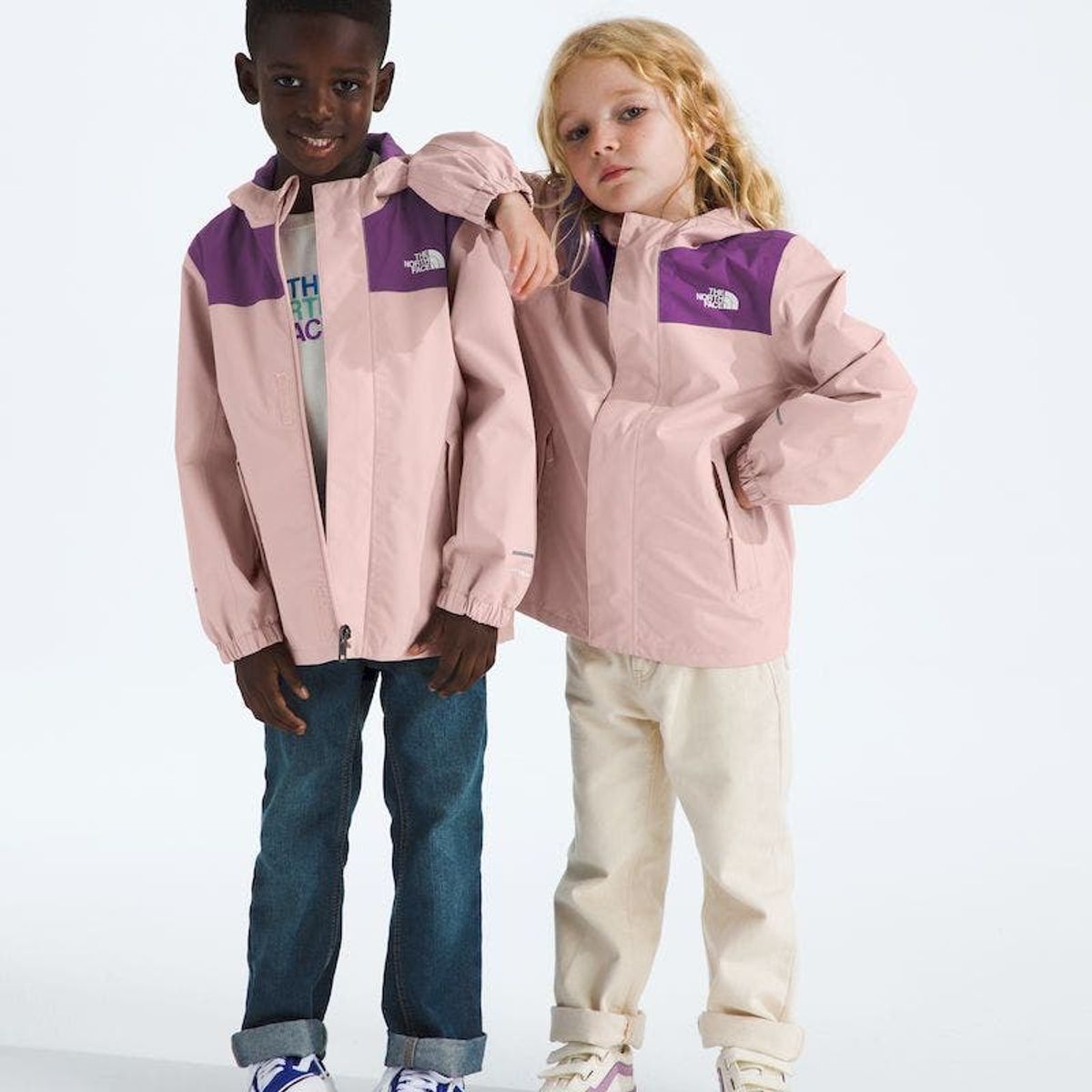 THE NORTH FACE - Chaqueta Impermeable Antora Rain Niño - Rosa