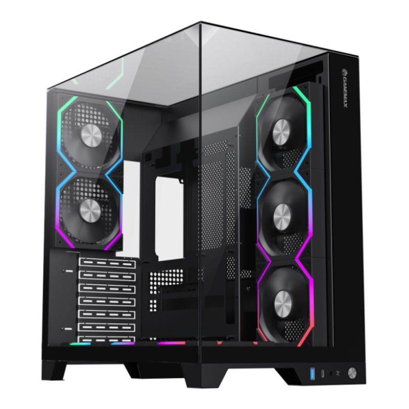 GAMEMAX - Gabinete - Gamemax Infinity Pro BK - SFuente - ATX - Black