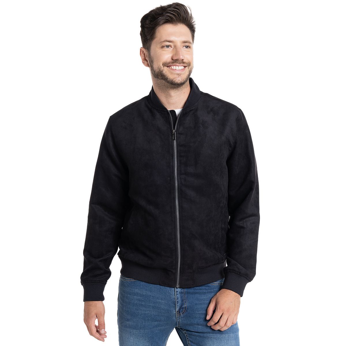 POTROS - Chaqueta Bomber Suede Cáceres POTROS
