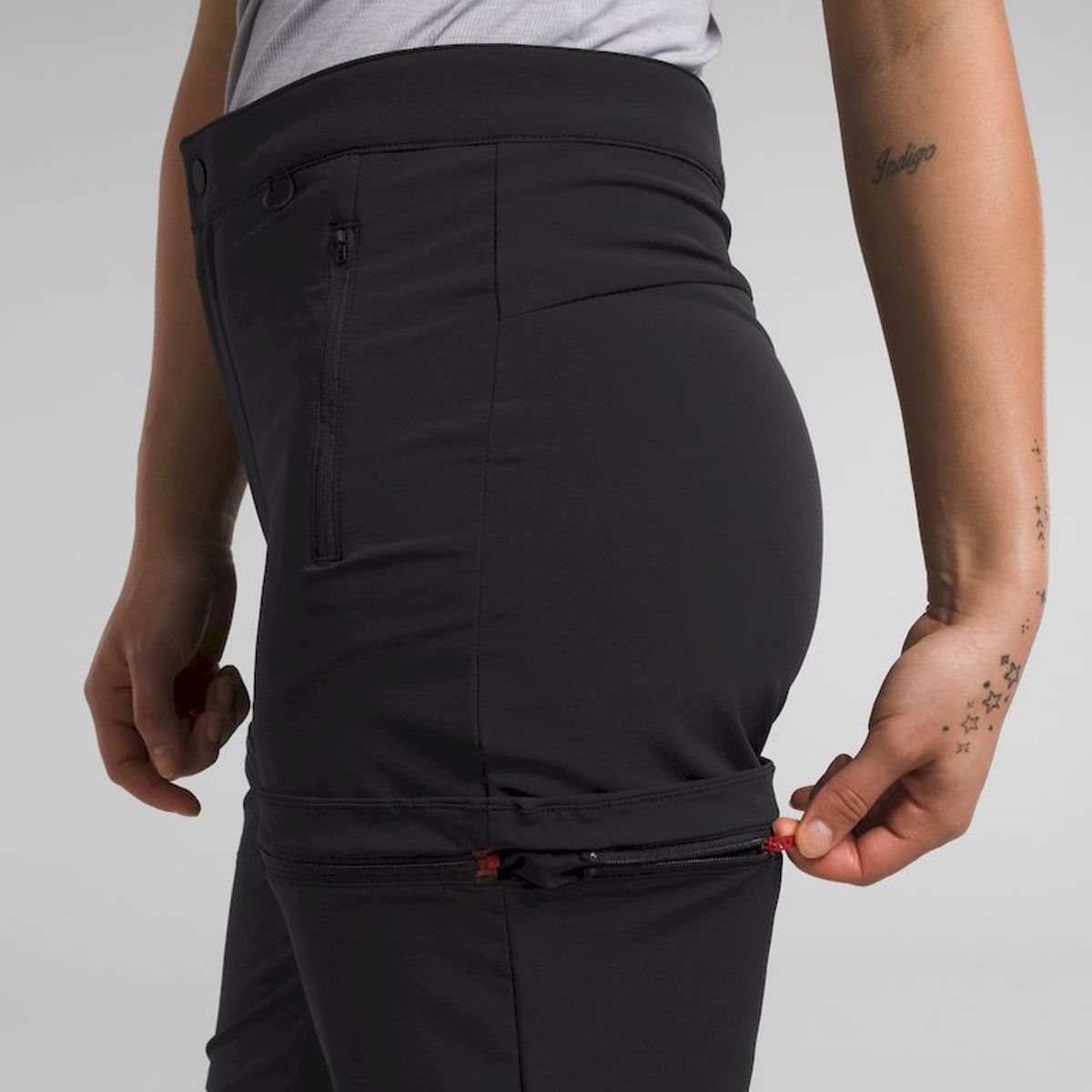 THE NORTH FACE - Pantalon Trekking Bridgeway Zip Off Mujer - Negro