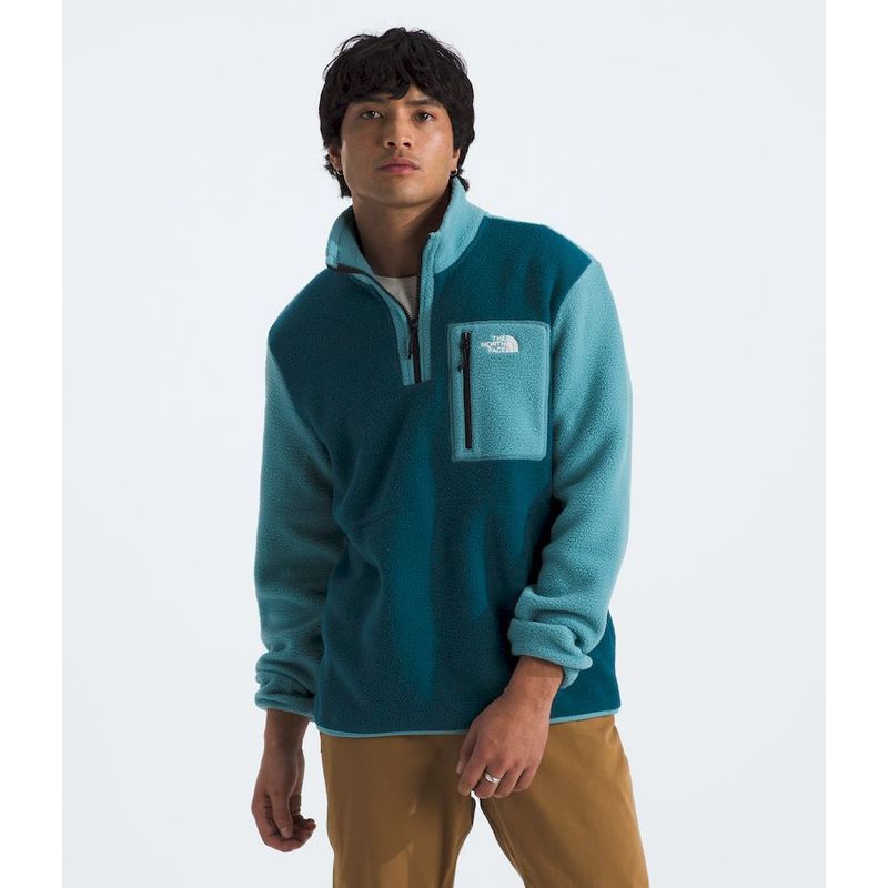 THE NORTH FACE - Polar Yumiori ¼ Zip Hombre - Azul