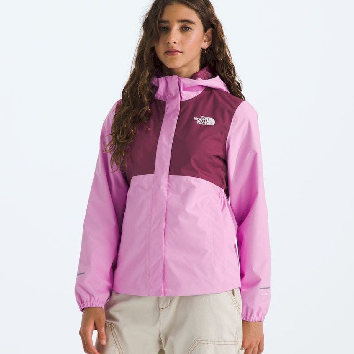 THE NORTH FACE - Chaqueta Impermeable Antora Rain Rosa