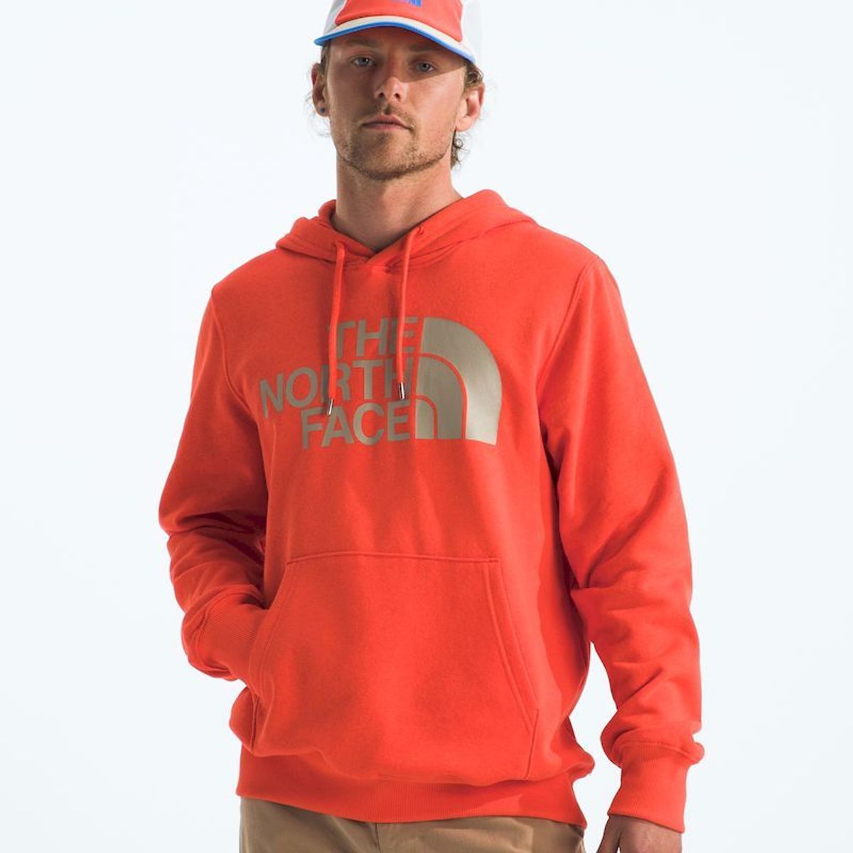 THE NORTH FACE - Poleron Half Dome Pullover Hoodie Hombre - Naranja
