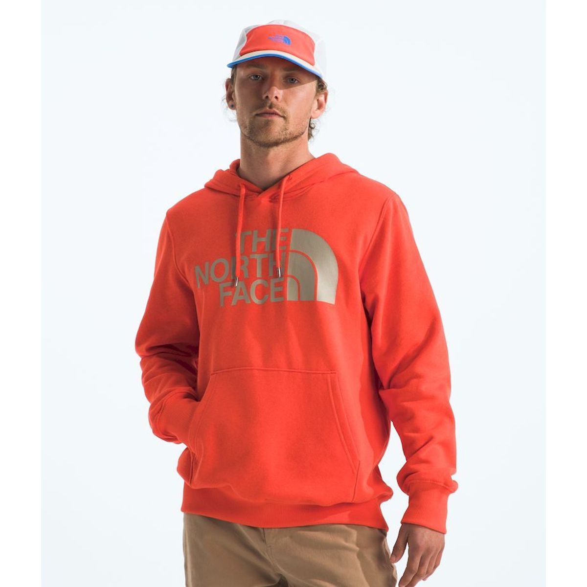 THE NORTH FACE - Poleron Half Dome Pullover Hoodie Hombre - Naranja