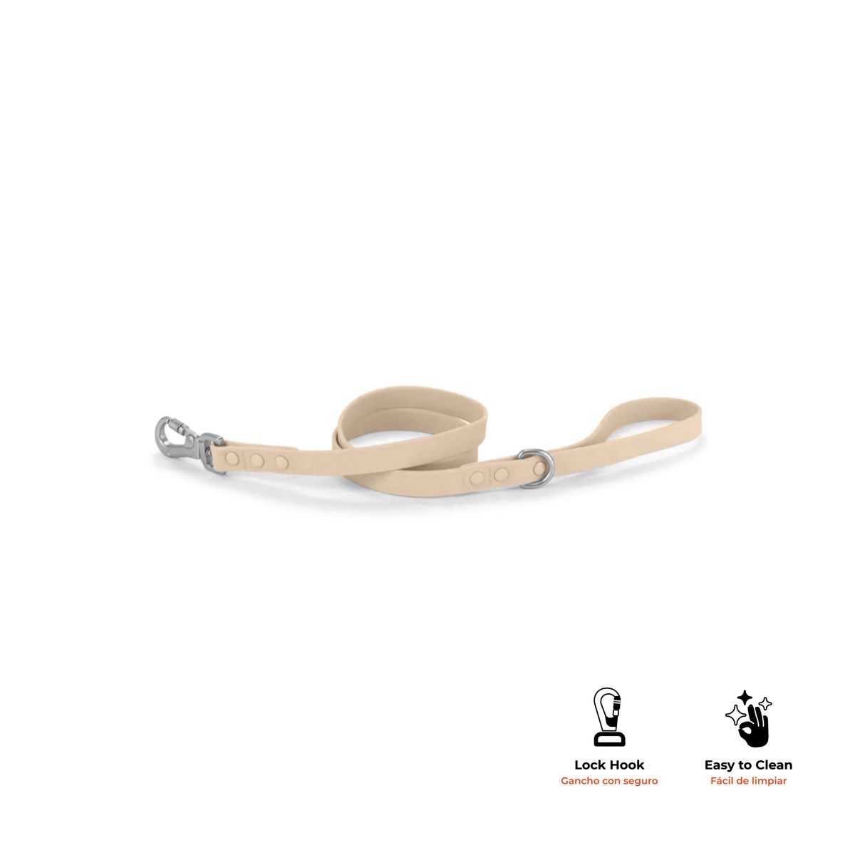 PEPS WE LOVE BEST FRIENDS - CORREA IMPERMEABLE PVC GRANDE CON GANCHO DE SEGURIDAD PEPS