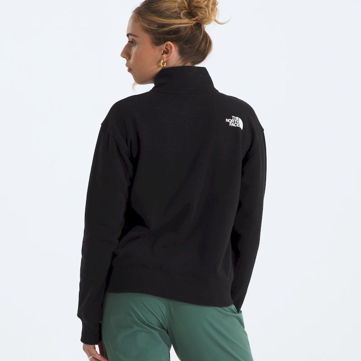 THE NORTH FACE - Poleron Box Half Dome 1/4 Zip Mujer - Negro
