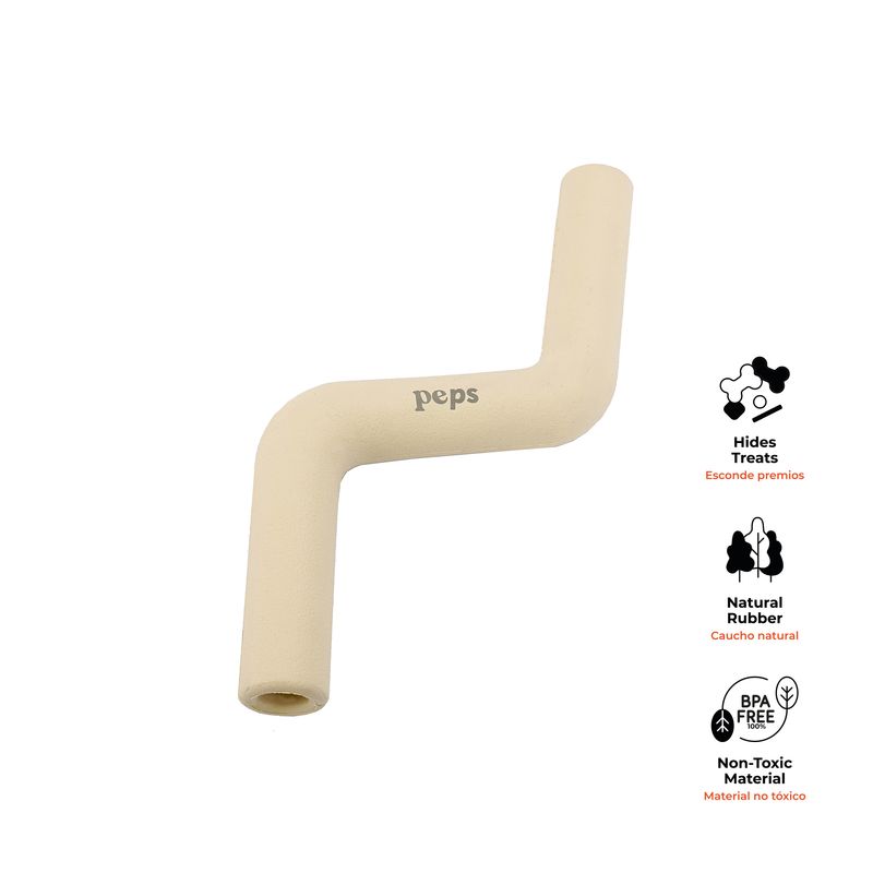 PEPS WE LOVE BEST FRIENDS - JUGUETE MORDEDOR ZIGZAG TALLA S BEIGE PEPS