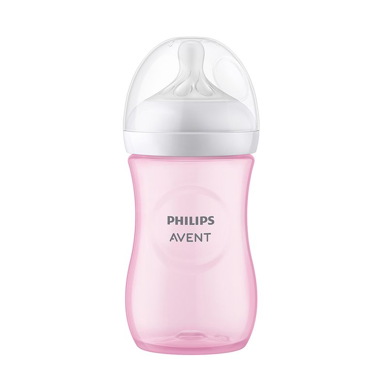 AVENT - Mamadera Natural 30 260ml PP Pink Philips Avent