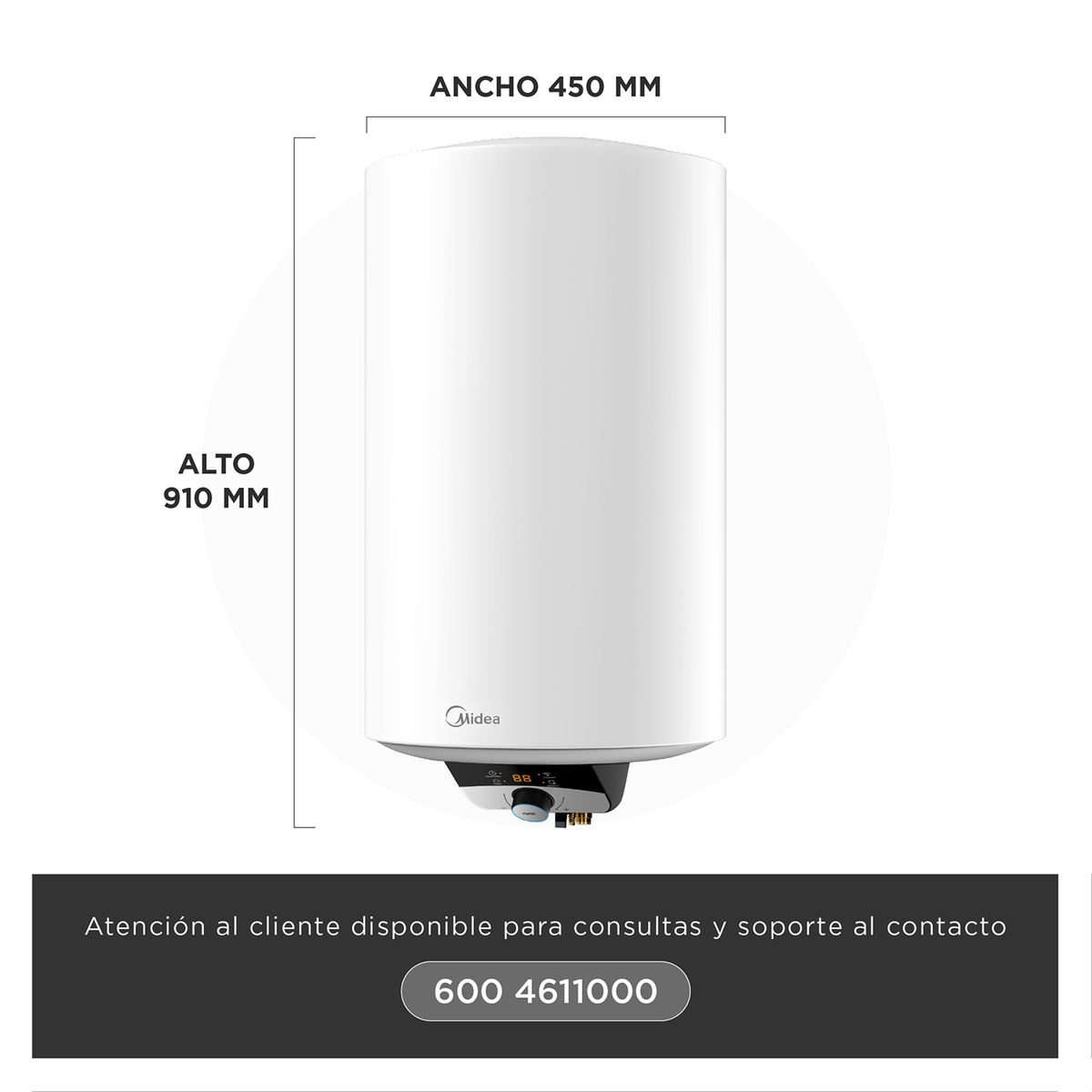 MIDEA - TERMO ELÉCTRICO 100 LITROS MIDEA