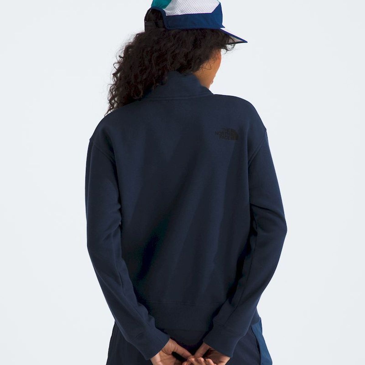 THE NORTH FACE - Poleron Box Half Dome 1/4 Zip Mujer - Azul