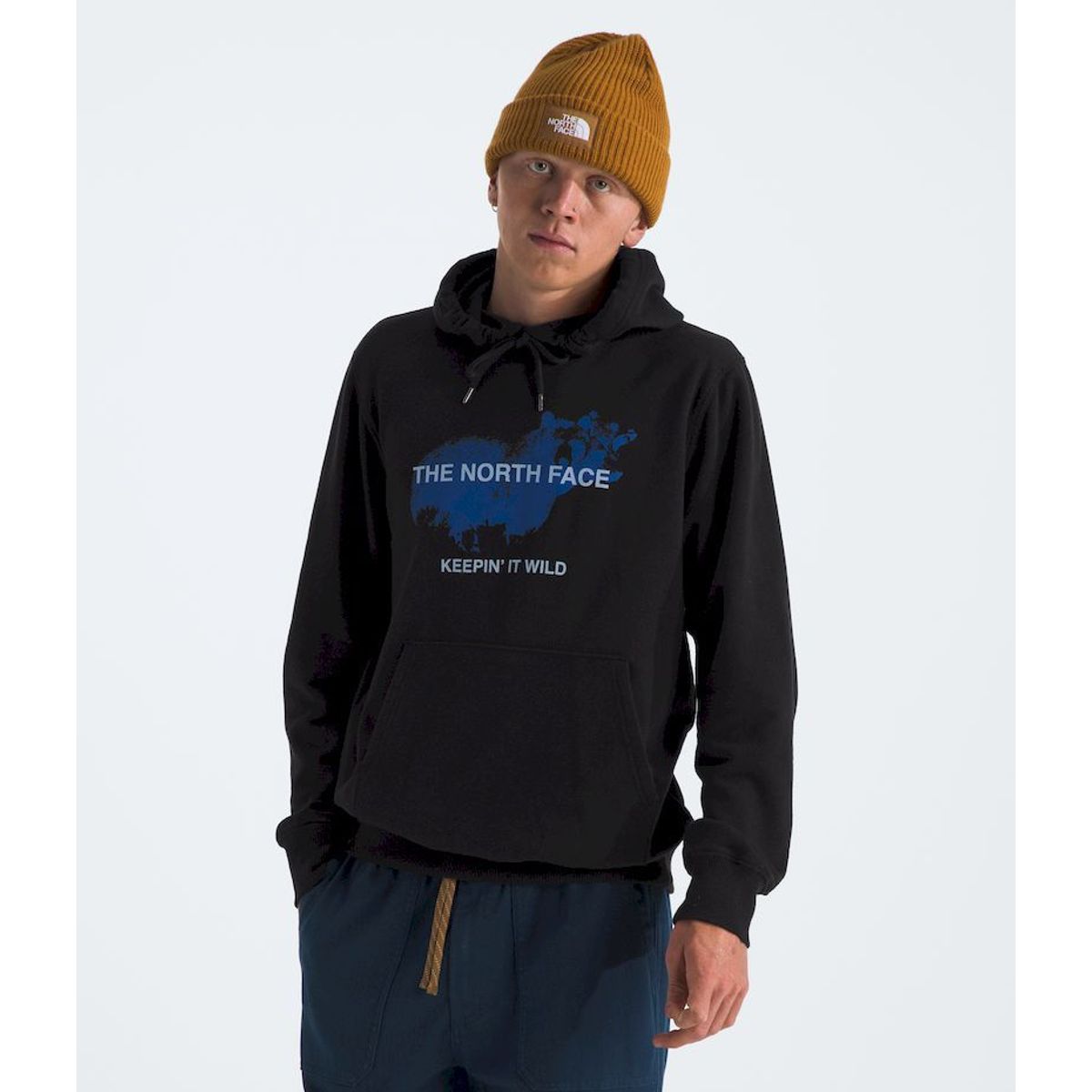 THE NORTH FACE - Poleron Animals We Love Bear Hoodie Hombre - Negro