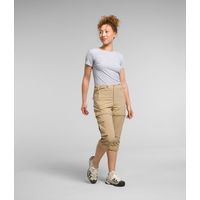 Pantalon Trekking Bridgeway Zip Off Mujer - Beige