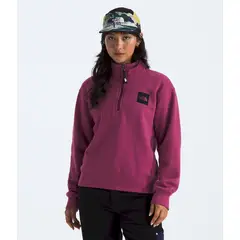 THE NORTH FACE - Poleron Box Half Dome 1/4 Zip Mujer - Violeta