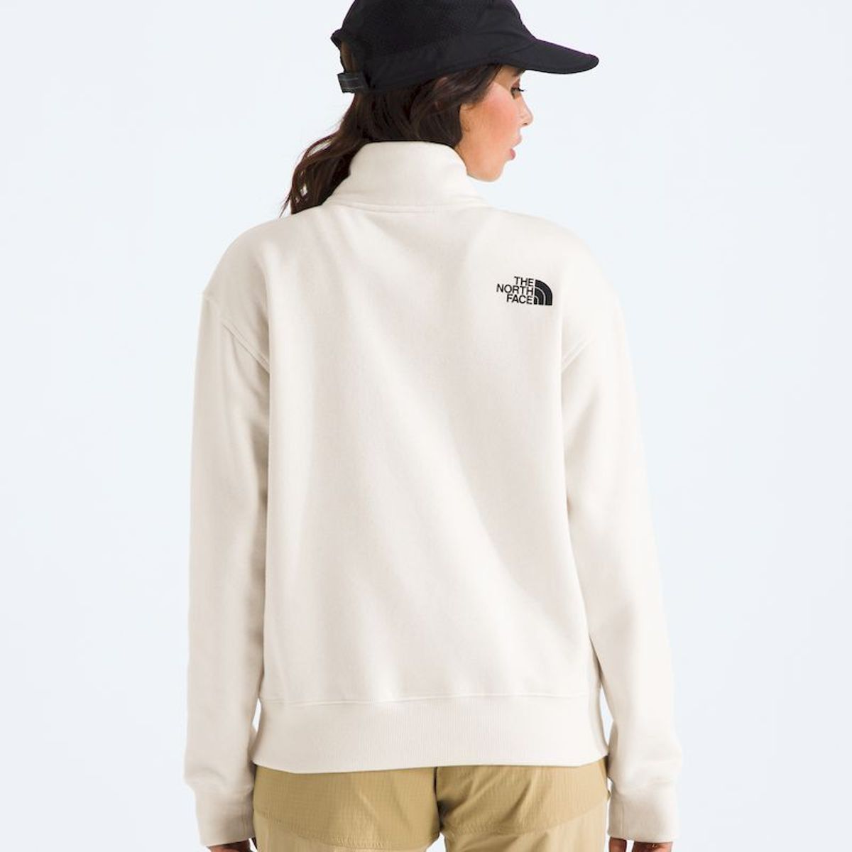 THE NORTH FACE - Poleron Box Half Dome 1/4 Zip Mujer - Beige