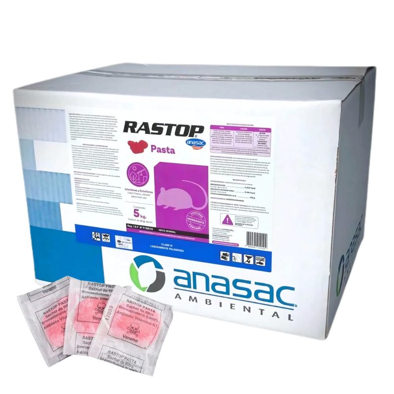ANASAC - RATICIDA RASTOP PASTA 5KG
