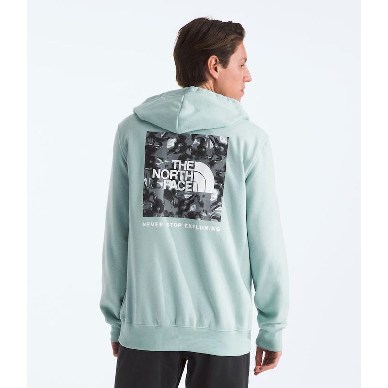 THE NORTH FACE - Poleron Box Nse Pullover Hoodie Hombre - Celeste