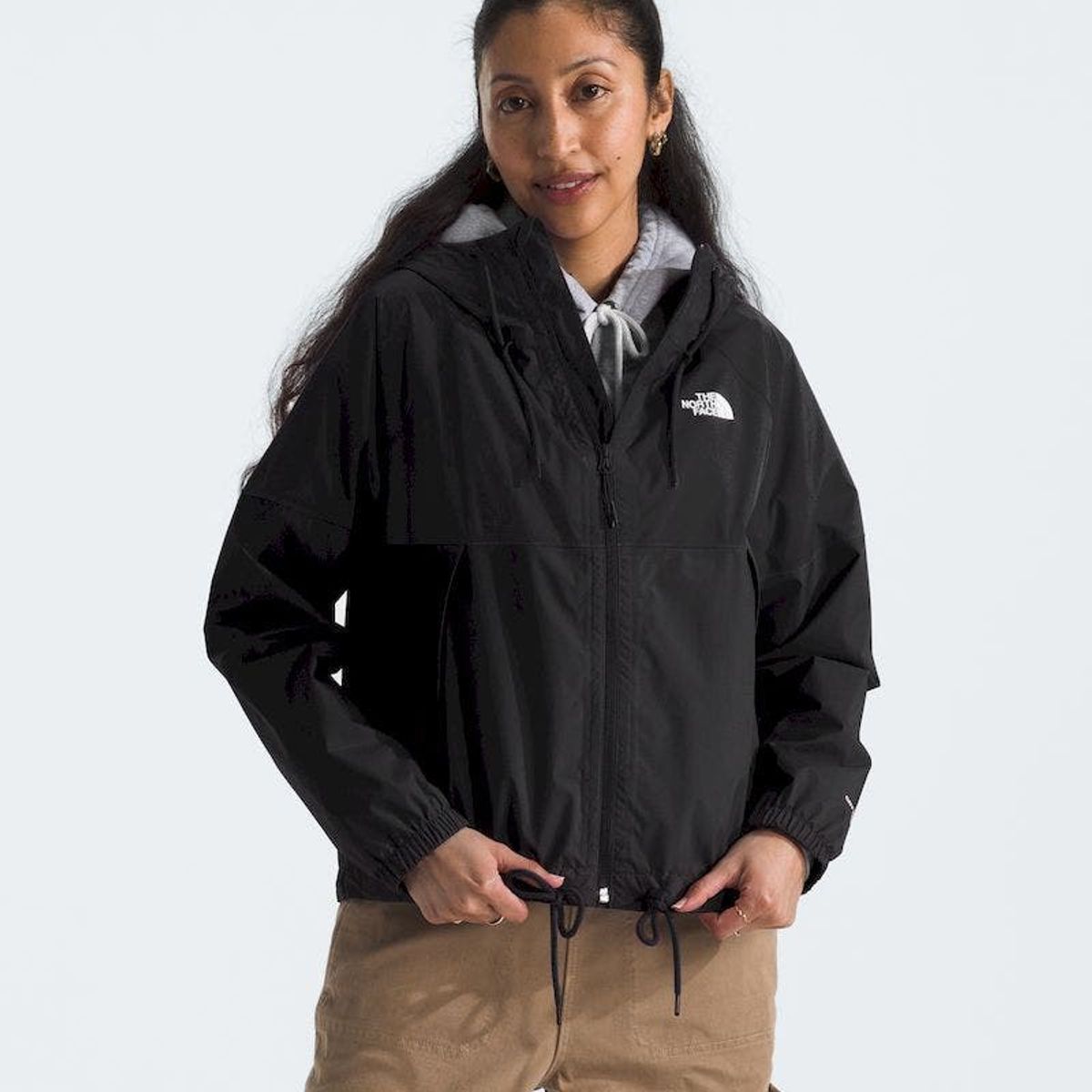 THE NORTH FACE - Chaqueta Impermeable Antora Rain Hoodie Mujer - Negro