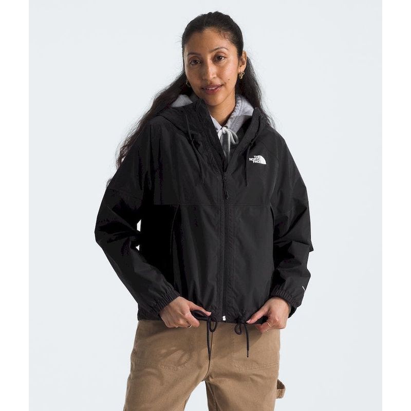 THE NORTH FACE - Chaqueta Impermeable Antora Rain Hoodie Mujer - Negro