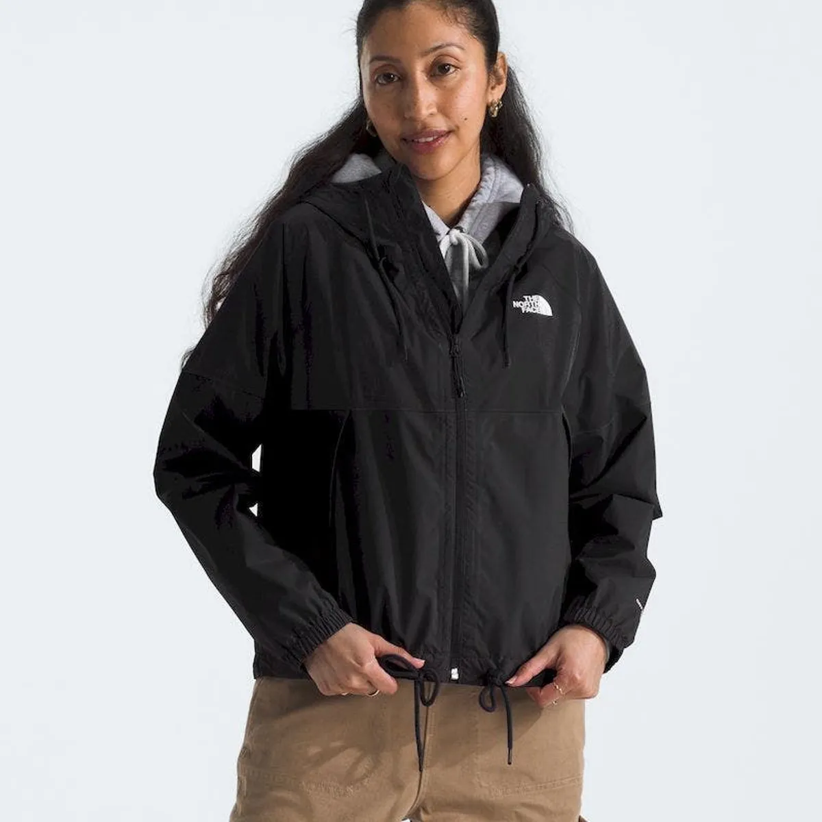 THE NORTH FACE - Chaqueta Impermeable Antora Rain Hoodie Mujer - Negro