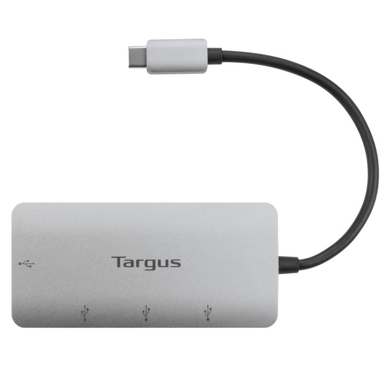 TARGUS - Hub Targus USB-C a 4 Puertos USB-A 3.0 - Plata.