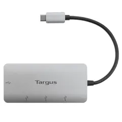 TARGUS - Hub USB-C a 4 Puertos USB-A 3.0 - Plata.