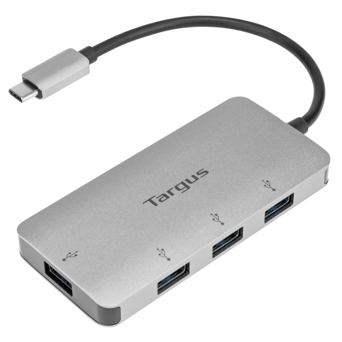 TARGUS - Hub Targus USB-C a 4 Puertos USB-A 3.0 - Plata.